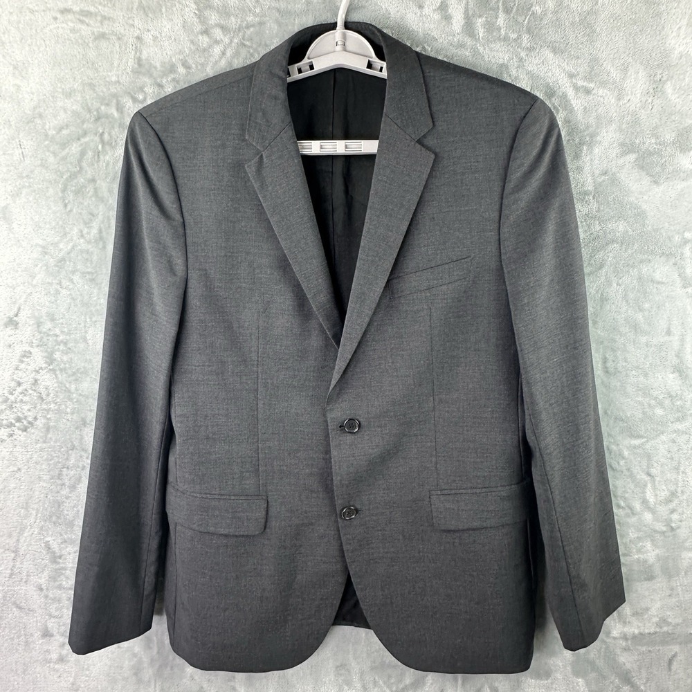 Hugo Boss Grayβ Wool Blazer Jacket Men's 42R Made in Turkey